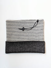 Load image into Gallery viewer, Neckwarmer "Charcoal Medium Gray Combo"