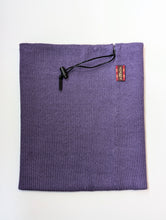 Load image into Gallery viewer, Neckwarmer "Medium Purple Medium Grey Combo"