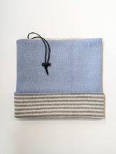 Load image into Gallery viewer, Neckwarmer "Baby Blue Light Combo"