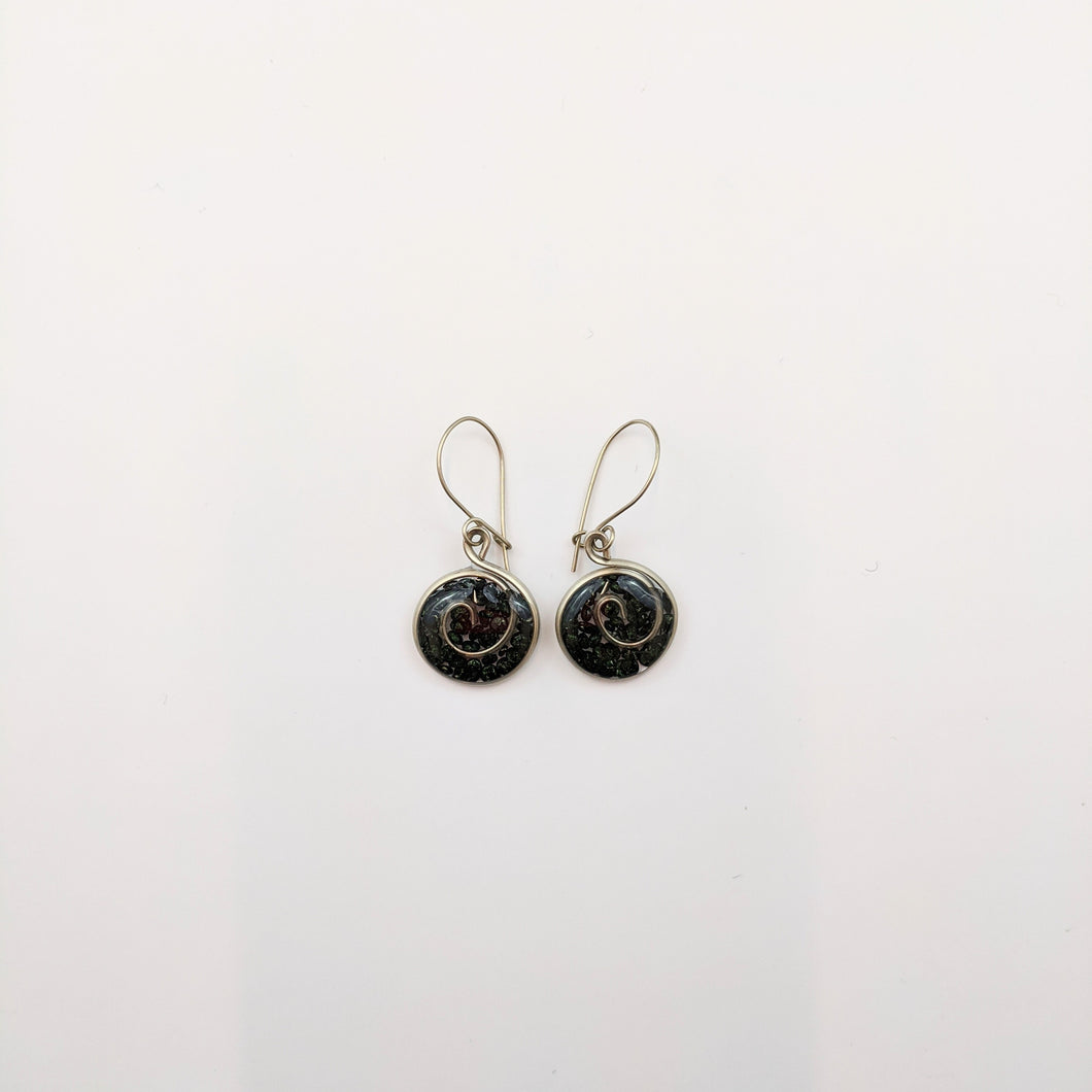 Round-shaped Earrings 17mm 