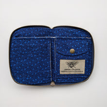 Load image into Gallery viewer, One of a kind Women's Wallet "Blue Tulips"