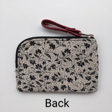 Load image into Gallery viewer, Coin Purse "Black Flowers"