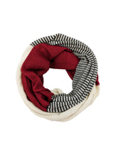 Load image into Gallery viewer, Alpaca Infinity Scarf "Combo Red"