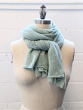 Load image into Gallery viewer, Linen Scarf & Wrap "Aquamarine"