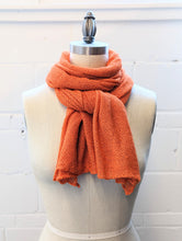 Load image into Gallery viewer, Linen Scarf & Wrap "Orange"