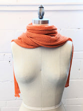 Load image into Gallery viewer, Linen Scarf & Wrap "Orange"