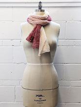 Load image into Gallery viewer, Linen Scarf & Wrap "Red/Pink/Cream" HT