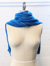 Load image into Gallery viewer, Linen Scarf &amp; Wrap &quot;Royal Blue&quot;
