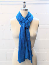 Load image into Gallery viewer, Linen Scarf & Wrap "Royal Blue"