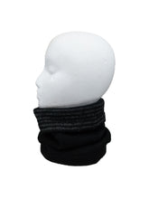 Load image into Gallery viewer, Neckwarmer &quot;Black &amp; Charcoal&quot;
