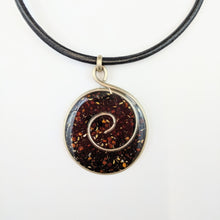 Load image into Gallery viewer, Round-shaped Necklace "Natural Black"