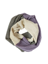 Load image into Gallery viewer, Alpaca Infinity Scarf &quot;Combo Lilac&quot;
