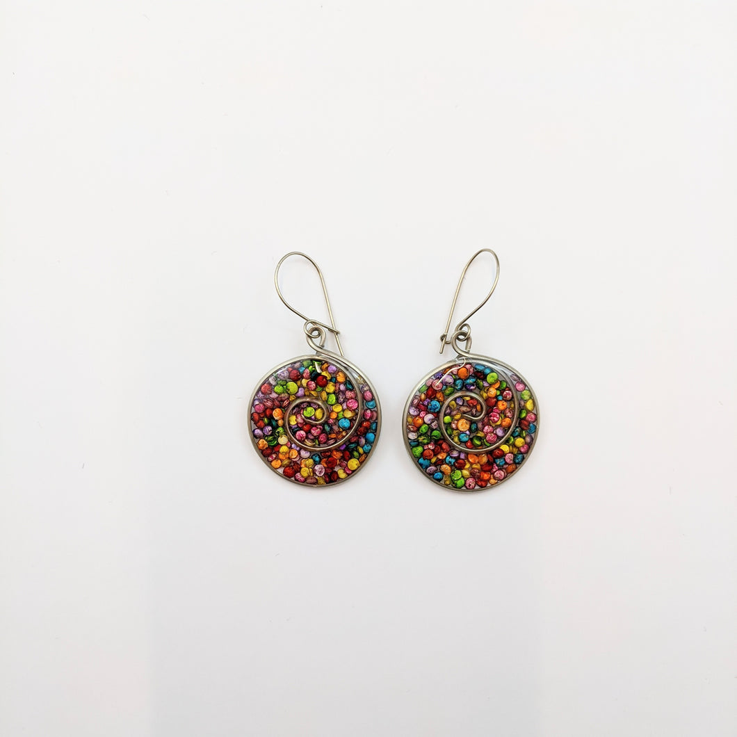 Round-shaped Earrings 27mm 