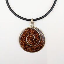 Load image into Gallery viewer, Round-shaped Necklace &quot;Natural Red&quot;

